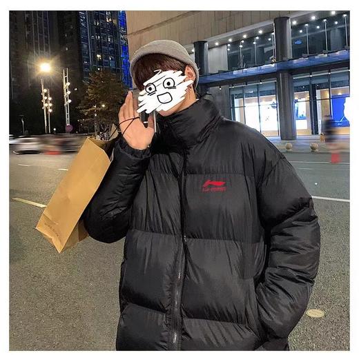 D120219基础款宽松保暖羽绒棉服棉衣外套男女同款 商品图4
