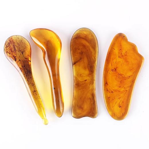 琥珀刮痧按摩板全身通用面部脸部眼部拨筋棒美容院拔经棒点穴笔 商品图3