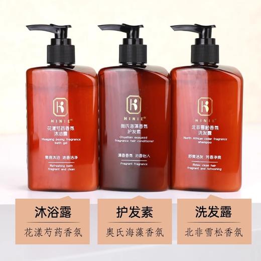 酒店一次性洗发水沐浴露用品套装宾馆民宿专用 大瓶300毫升洗头膏 商品图3