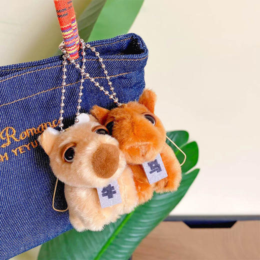 超萌磁吸对装小鼻噶纯牛马毛绒匙扣-纪念日百货门店同款167543162 商品图0