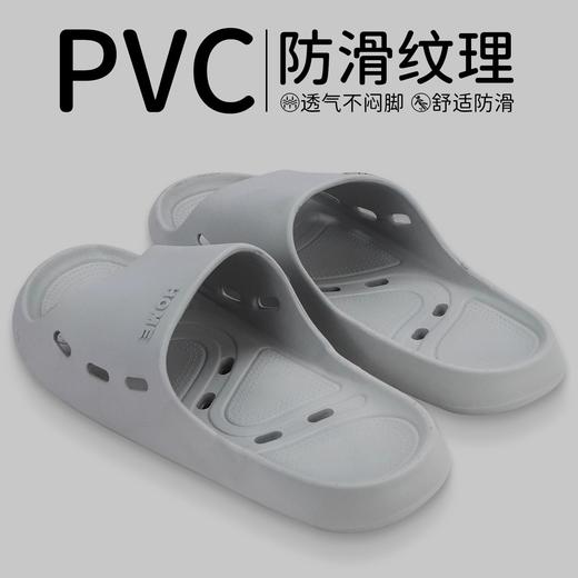 浴室拖鞋镂空漏水洗澡防滑速干不臭脚情侣室内家居外穿厚底凉拖鞋 商品图3