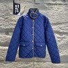 D120227复古时尚叙事学院风菱格绗缝棉服女款 商品缩略图6
