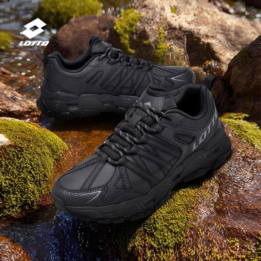 【耐磨橡胶 防泼水鞋面】乐途户外登山运动鞋-5957 加厚中底 软弹缓震 商品图1
