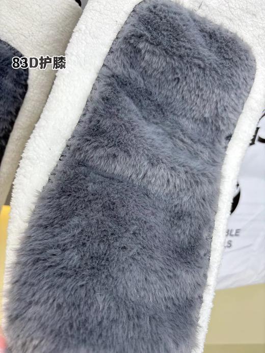 D120202一包2条，冬季B备加长加厚保暖魔术贴固定兔毛护膝 商品图9