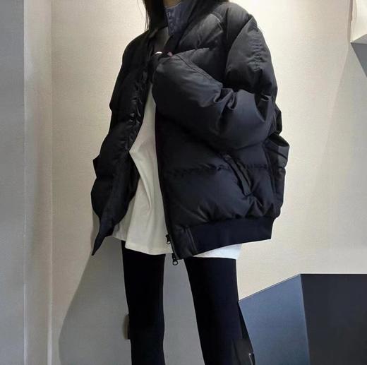 D120209冬季紫标光电子PURPLE LABE系列纯色拉链立领户外防水加厚羽绒服 商品图5