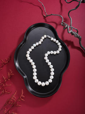 子佩集【灵狐魅影】银S925珍珠项链【QNX0003】3mm小珠7mm大珠狐狸镀金2512