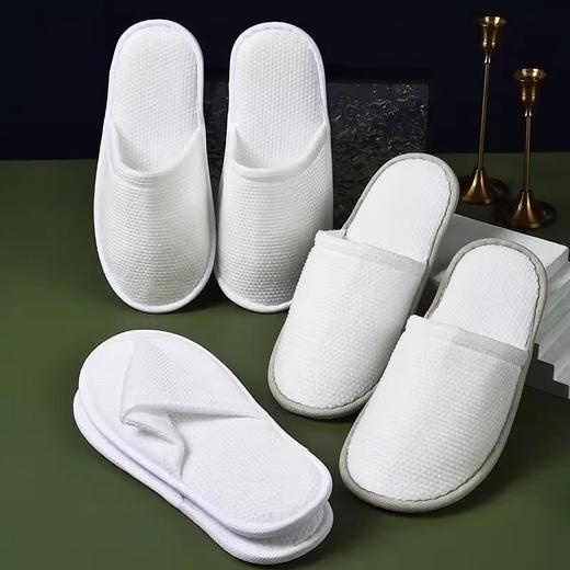 全季酒店同款一次性拖鞋加厚防滑五星级专用高档民宿居家待客批发 商品图2