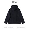 SDSA男士秋冬新款痞帅男装潮牌简约提花绒毛拉链开衫卫衣外套百搭 商品缩略图4