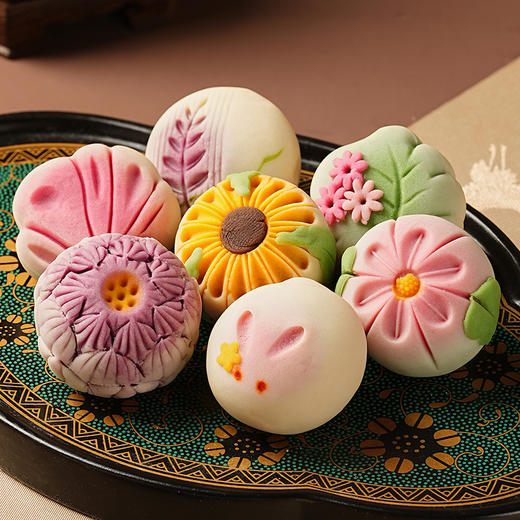 【景上御宴礼盒】皇家高端中式糕点礼盒送礼西安特产文创礼品手工菓子糕点年货礼品801g 商品图2