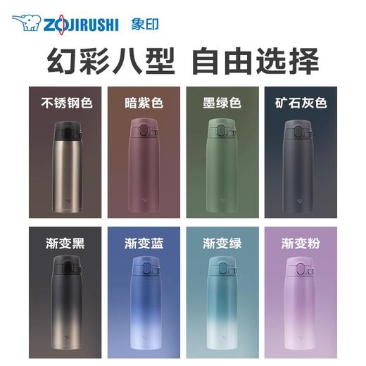 日本象印不锈钢真空保温杯（一键式）SMVH60 商品图2