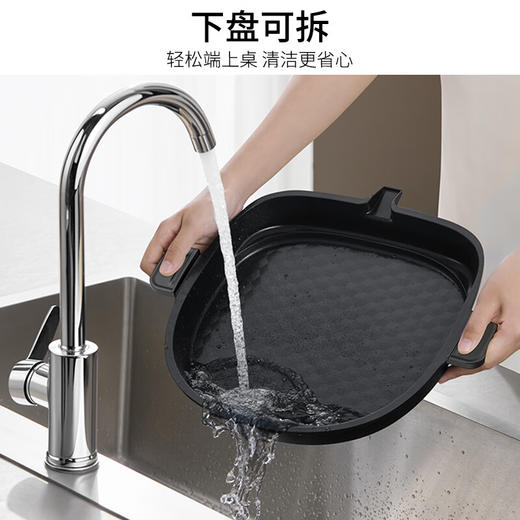 九阳电饼铛0氟钛瓷双面加热下盘可拆洗煎烤机家用烙饼早餐薄饼机 商品图7