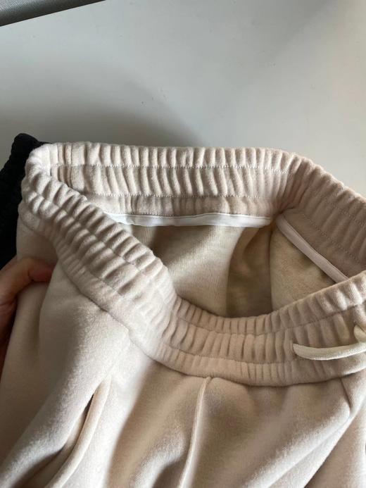 D120237秋冬季加绒松紧抽绳高腰糯米裤女款长裤 商品图12