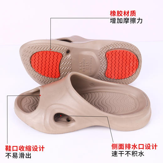 老年人防滑拖鞋女夏季家居室内软底臭浴室洗澡防摔孕妇用凉拖 商品图2