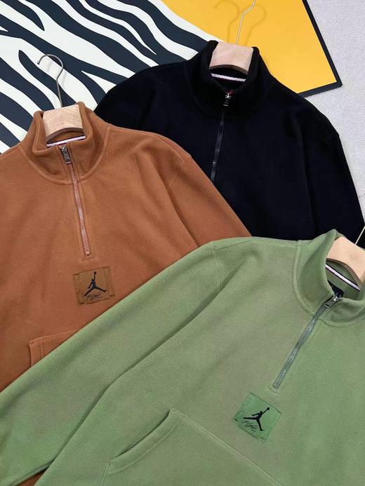 D120213男子2025冬季新款三色摇粒绒立领卫衣+长裤套装 商品图9