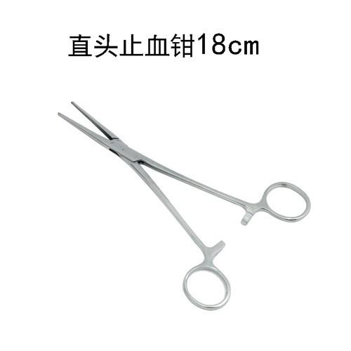 止血钳18cm直头弯头拔火罐夹棉用钓鱼取钩器宠物拔毛清洁钳货批发 商品图2