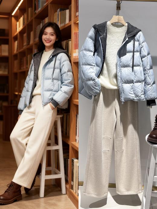 581306织帽韩版羽绒服 商品图6