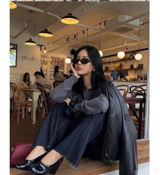 D120214邓紫棋同款2025秋冬蛋白皮棉服男女同款面包服 商品图9