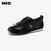 MIO米奥女鞋缎面拼接德训鞋2026春新款蝴蝶结休闲薄底复古阿甘鞋M261560807 商品缩略图1