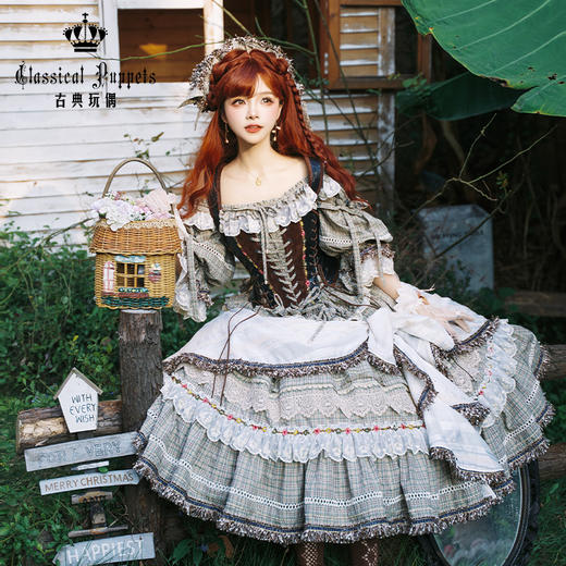 【全款预售】条纹格命 童话黑森林 古典玩偶 Lolita【2026年5月31日起发货】 商品图0