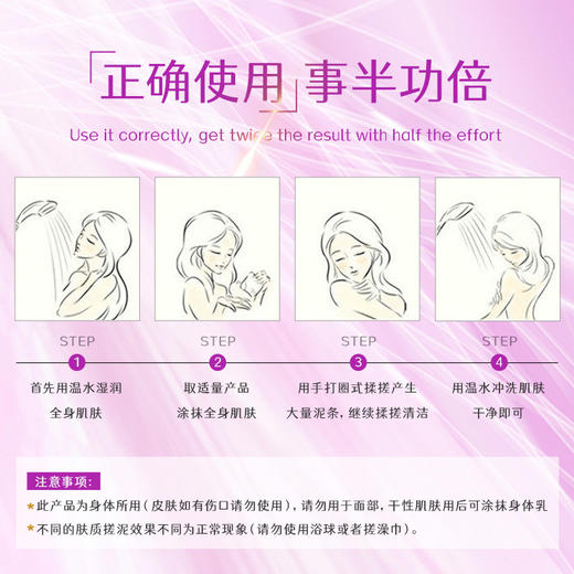 搓泥浴宝浴场澡堂搓澡搓泥宝袋装浴场专用搓澡泥男女全身通用批发 商品图3