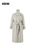 HIDEMI 进口澳洲美利奴羊毛不对称立领腰带极简设计感长款大衣 商品缩略图7