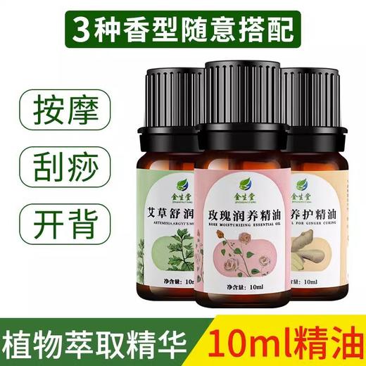 玫瑰精油香薰养生SPA会所足浴足疗按摩精油 小瓶装精油开背批发 商品图1