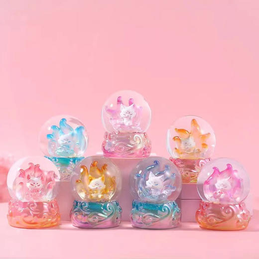 可爱卡通灵瑞仙狐水晶球盲盒-纪念日百货门店同款168196140 商品图1