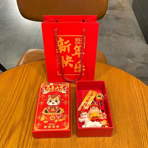 【马年财神系列钥匙挂件】创意可爱卡通 2026年新款马年钥匙扣新年礼盒 商品图3