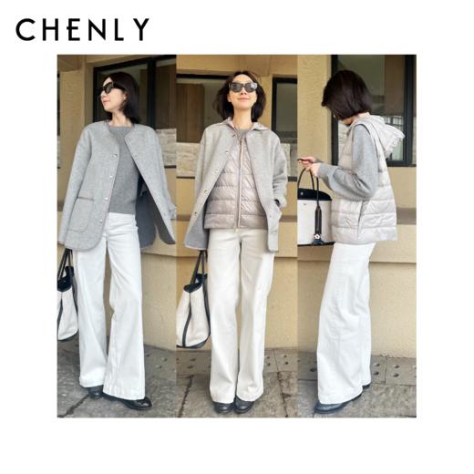 尘衣｜25F/W 三合一羊毛羽绒外套 商品图0