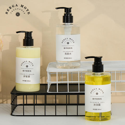 酒店洗发水沐浴露300大瓶装佛手柑香氛高档民宿浴场洗护套装宾馆 商品图3