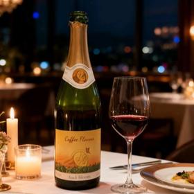 ❗0酒精也能开香槟🍾仪式感拉满~只管开心永不醉！【碧安迪咖啡无醇气泡葡萄“酒”】0度的微醺浪漫，快乐到冒泡🎉