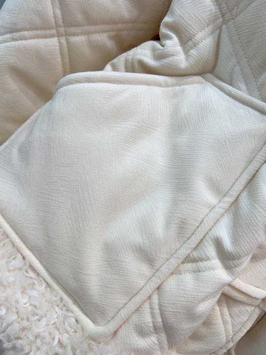 松植屋女款猫猫领抗静电三层夹棉加厚棉袄套装可外穿家居服 商品图14