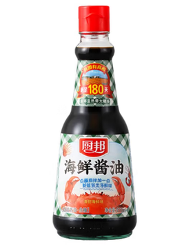厨邦海鲜酱油410ml*12瓶