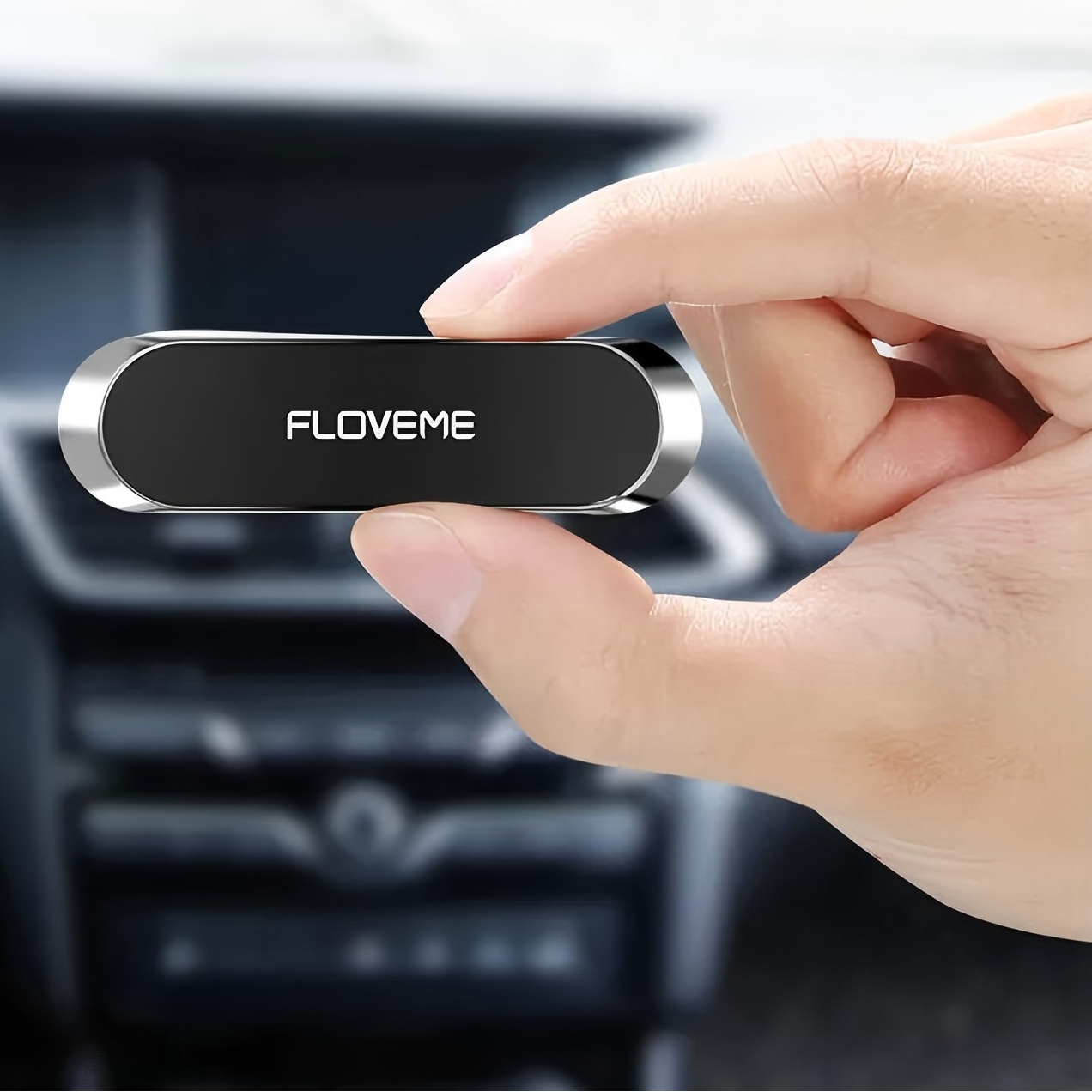 波兰 Floveme 车载手机支架 汽车内用仪表台通用磁吸贴