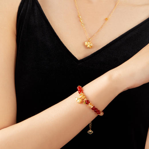 【故宫饰品】如意宝葫芦红玛瑙手链项链文创新年本命年圣诞生日礼物 商品图6