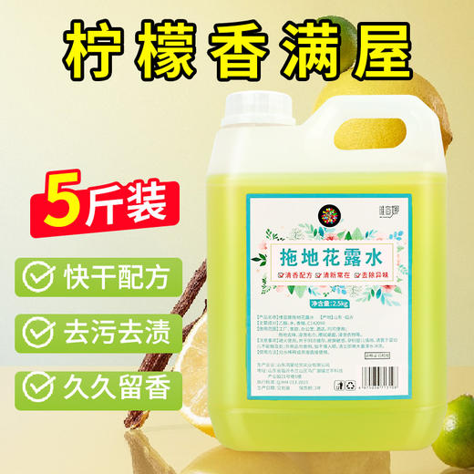大桶地板清洁剂去污除垢地板清洁液瓷砖增亮地板清洗剂花露水批发 商品图0