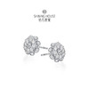 【极慕之星】【门店同款】钻石世家 18K金钻石耳饰 花好月圆系列钻石耳饰 商品缩略图1