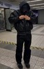 D120214邓紫棋同款2025秋冬蛋白皮棉服男女同款面包服 商品缩略图3