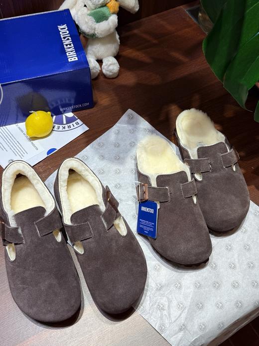 独家全新升级勃肯鞋 𝐋𝐨𝐧𝐝𝐨𝐧 𝐬𝐡𝐞𝐚𝐫𝐥𝐢𝐧𝐠 羊毛系列半包+全包！正码 商品图14