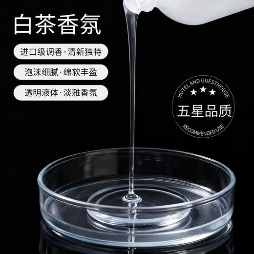星级酒店大桶白茶洗发水沐浴露宾馆民宿浴场专用洗发露补充装5Kg 商品图1
