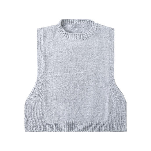 苏苏姐家素素简约背心手工DIY编织棒针羊毛自制毛线团材料包 商品图4