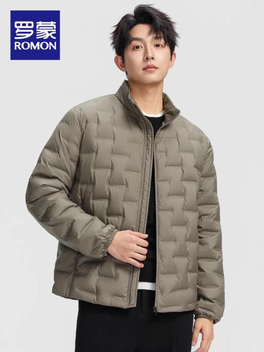 罗蒙轻暖系90白鸭绒羽绒服 男士短款2025新款冬季薄款便携保暖轻便秋冬装外套2519 商品图3
