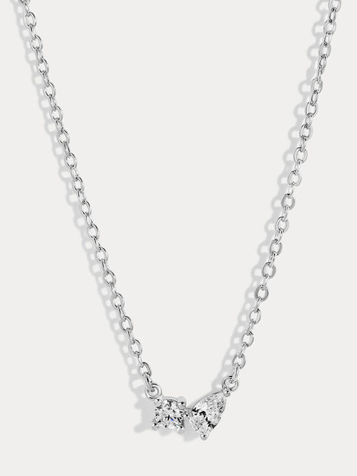 订购8周到｜Lili Claspe-Bryn-布林 银色 锆石 项链［美国设计师］ 商品图1