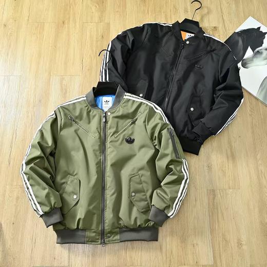 啊迪达斯三叶草冬季棒球服男女款夹棉外套加厚棉衣棉服潮!保暖棉衣 商品图2