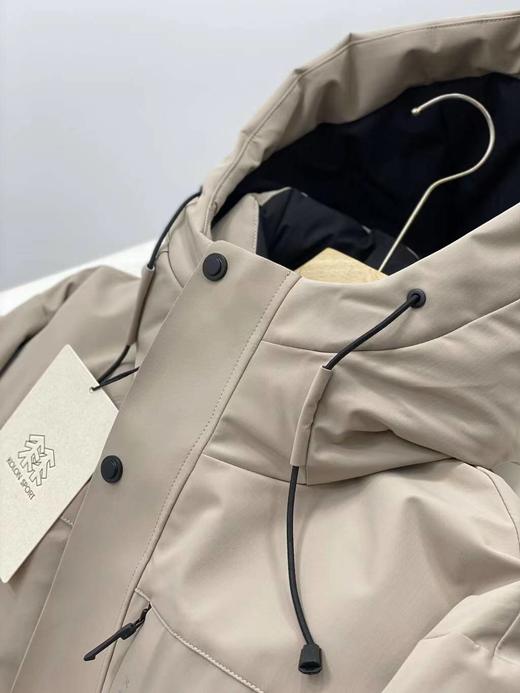 D120201户外防水防风透湿男女中量连帽运动羽绒服外套 商品图9