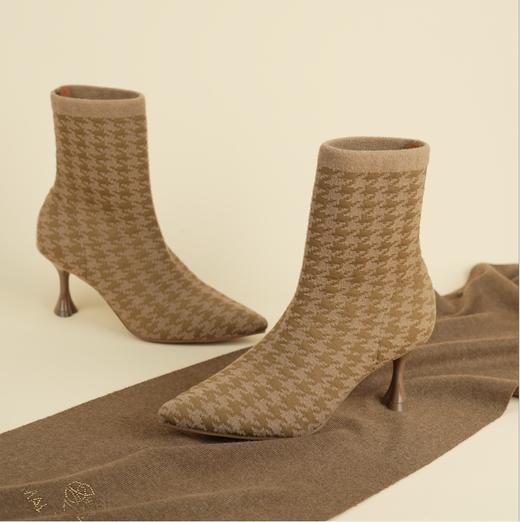 【秋冬】MALOVE MZ   BT096A 7.0科技编织复古老钱风千鸟格系列 商品图3