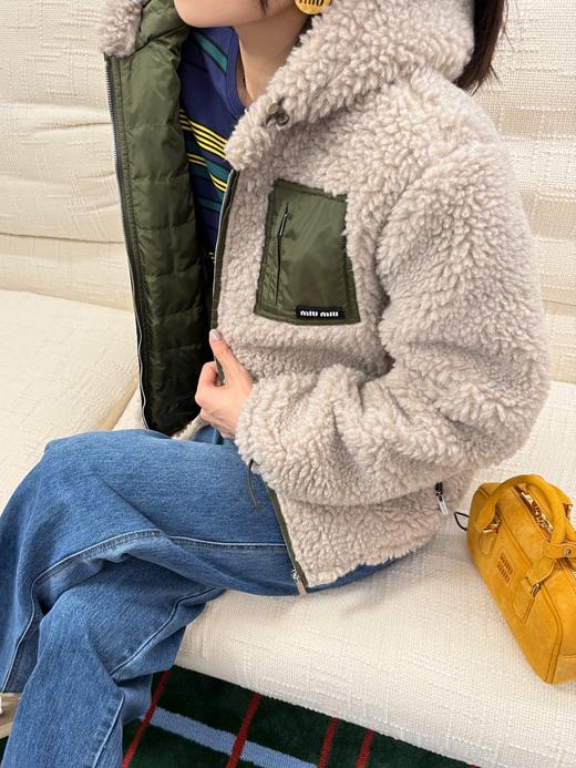 缪缪 泰迪羊羔毛羽绒外套(KX*MM) 商品图5