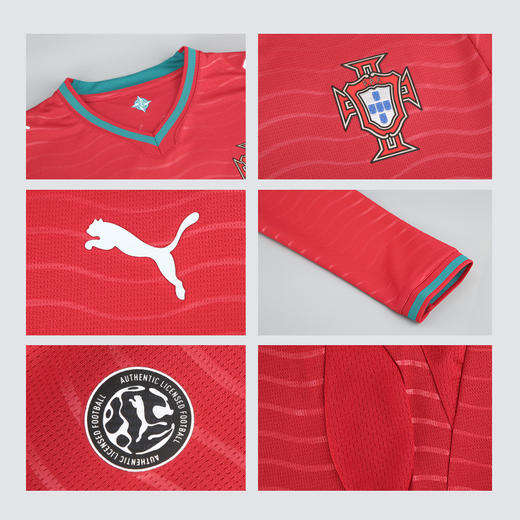 小李子PUMA彪马2026世界杯葡萄牙主场球迷版长袖球衣男783279 01 商品图3