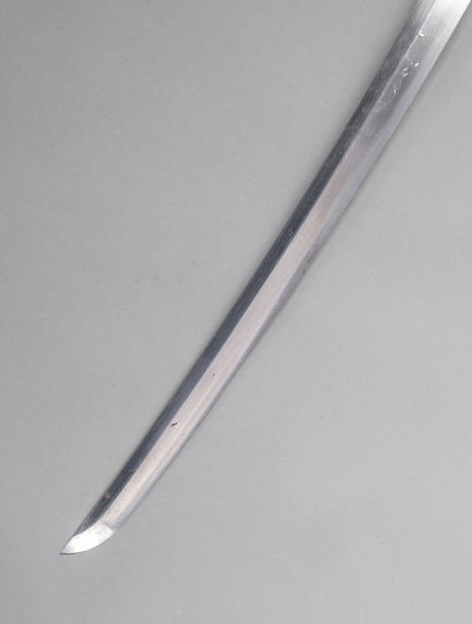 独角鹿西洋古董1603-1868年代日本江户时期出品传统花鸟主题莳绘漆木刀鞘装饰牡丹纹镂雕铁鍔及绢丝鲛皮手柄武士刀 商品图6