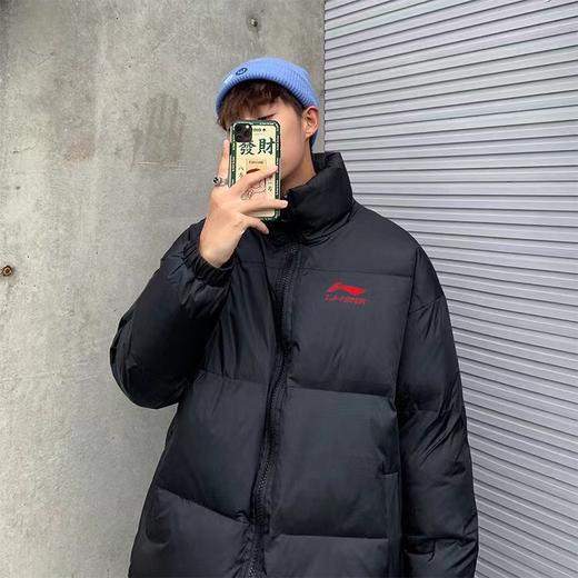 D120219基础款宽松保暖羽绒棉服棉衣外套男女同款 商品图3